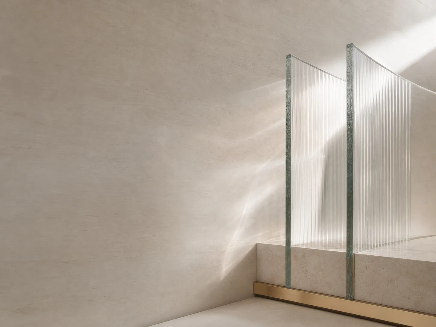 Light passing through a transparent surface